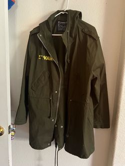 Resale title: My Chemical Romance MCR SWARM 2022 Tour Military Parka Jacket Olive XL Rare
