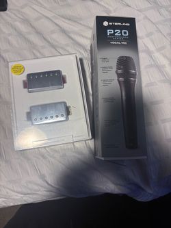 Humbucker pickups and microphone