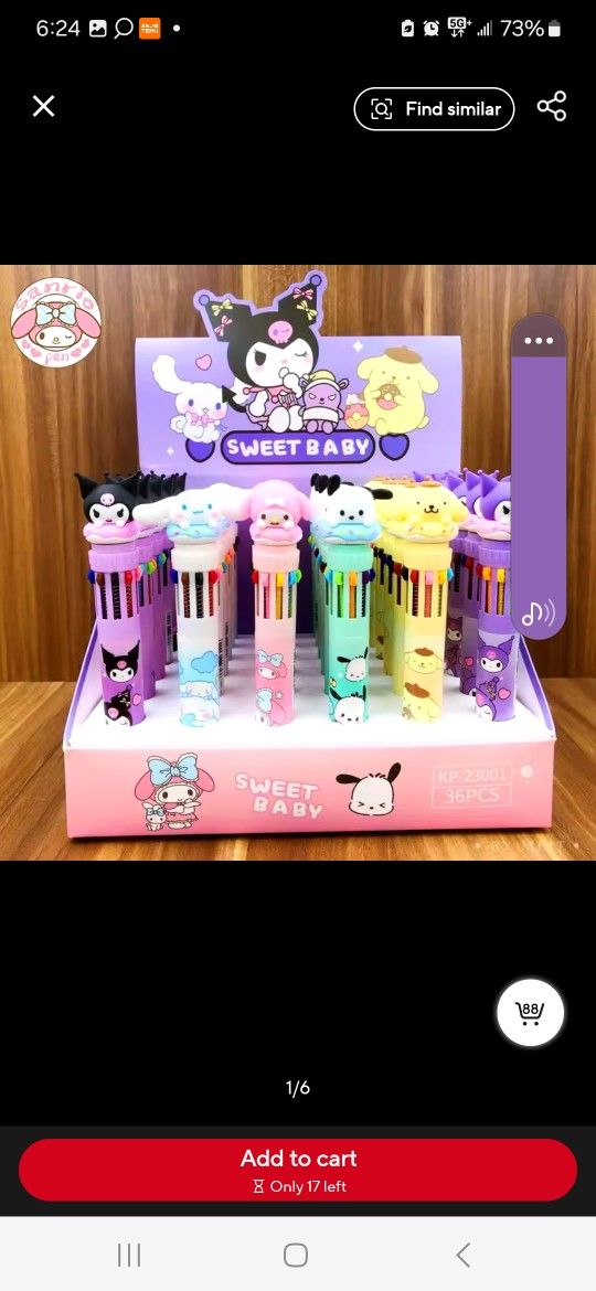 Multi Sanrio Color Changing Pens