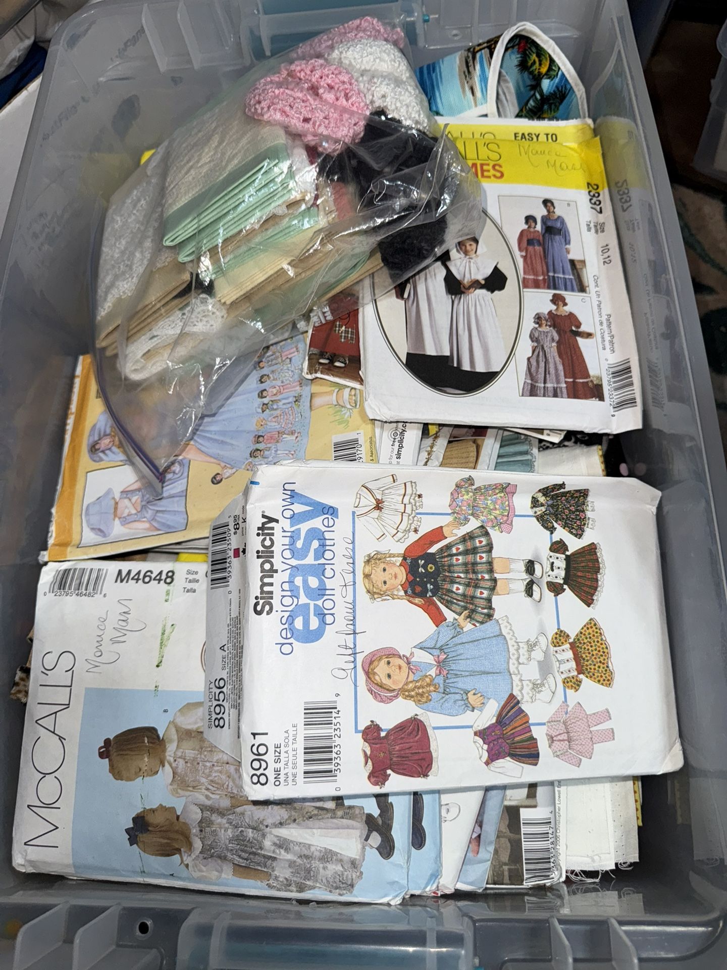 Sewing Pattern & Fabric     Free!!