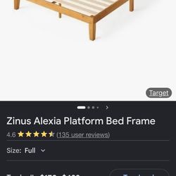 Full Size Brand New Bed Wooden Frame In Box 