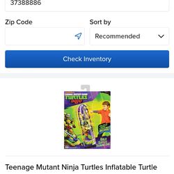 Teenage Mutant Ninja Turtle Dojo 36''Tall Inflatable Punching Bag