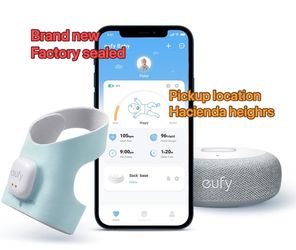 eufy Baby Smart Sock S320 Baby Monitor with 2.4 GHz Wi-Fi, Track Sleep Patterns, Naps, Heart Rate, and Blood Oxygen Levels, Soft and Comfortable, for