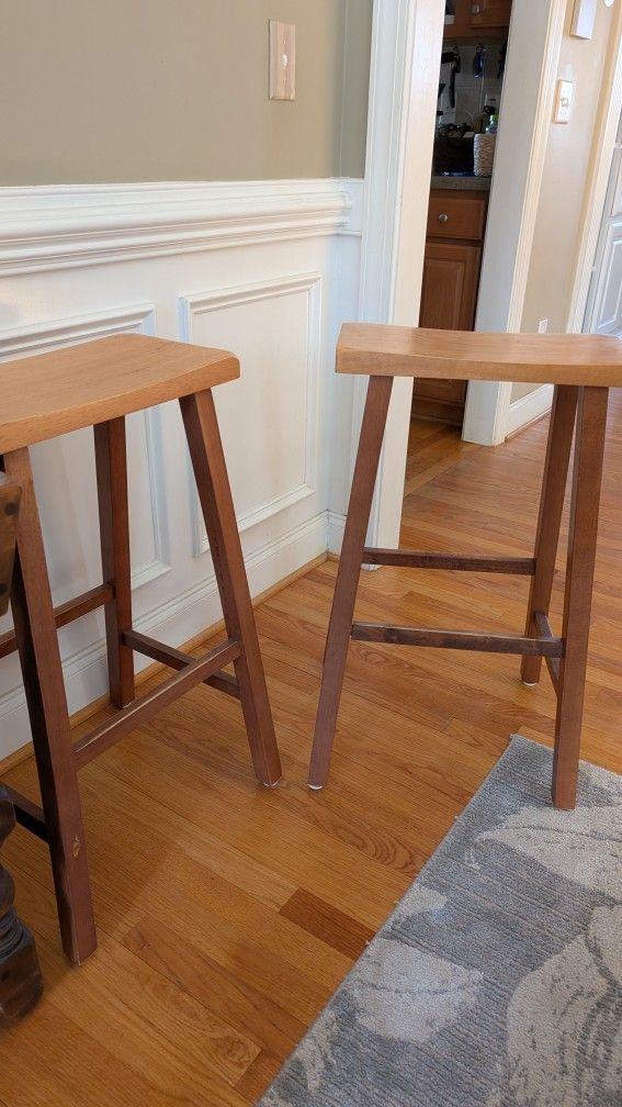 Two Wooden Stools