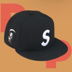 Supreme New Era Reaper S Logo 59Fifty Fitted Hat (7 1/8)