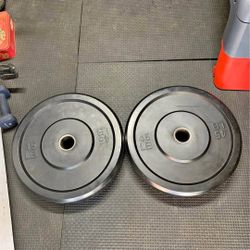 Olympic Weight Plates (2x45Lbs) for $90 Firm (WALNUT 91789)