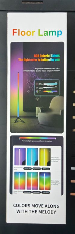 RGB Color-Changing LED Floor Lamp
