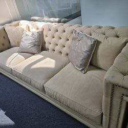 Beige/Creme Couch