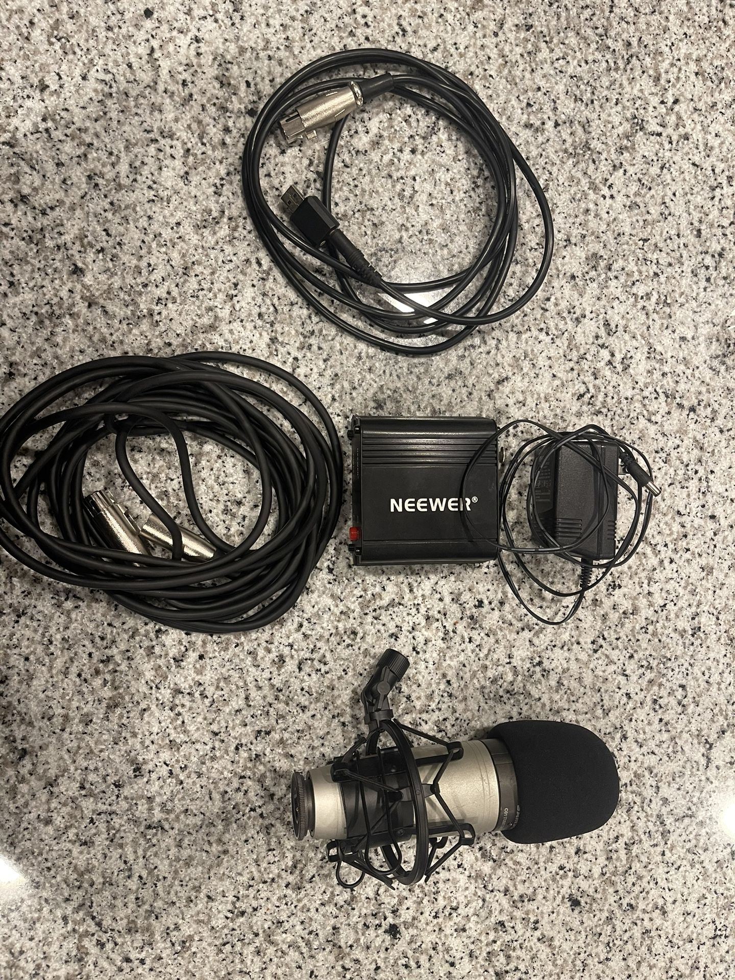 USB Studio Condenser Mic Setup