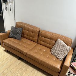 Beautiful Leather Couch 
