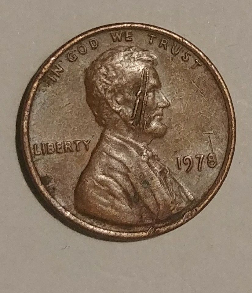 1978 Lincoln penny Error