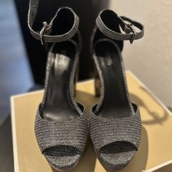 LIKE NEW! Michael Kors Glitter Platforms, Sz 8 