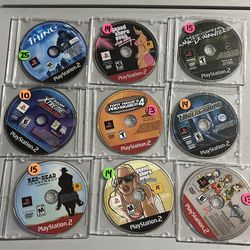Ps2 Games Each Priced On Picture