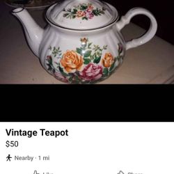 Vintage Teapot 