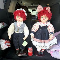 23" AMERICAN DOLLS BOY ,GIRL PRICE IS FOR BOTH BRAND NEW