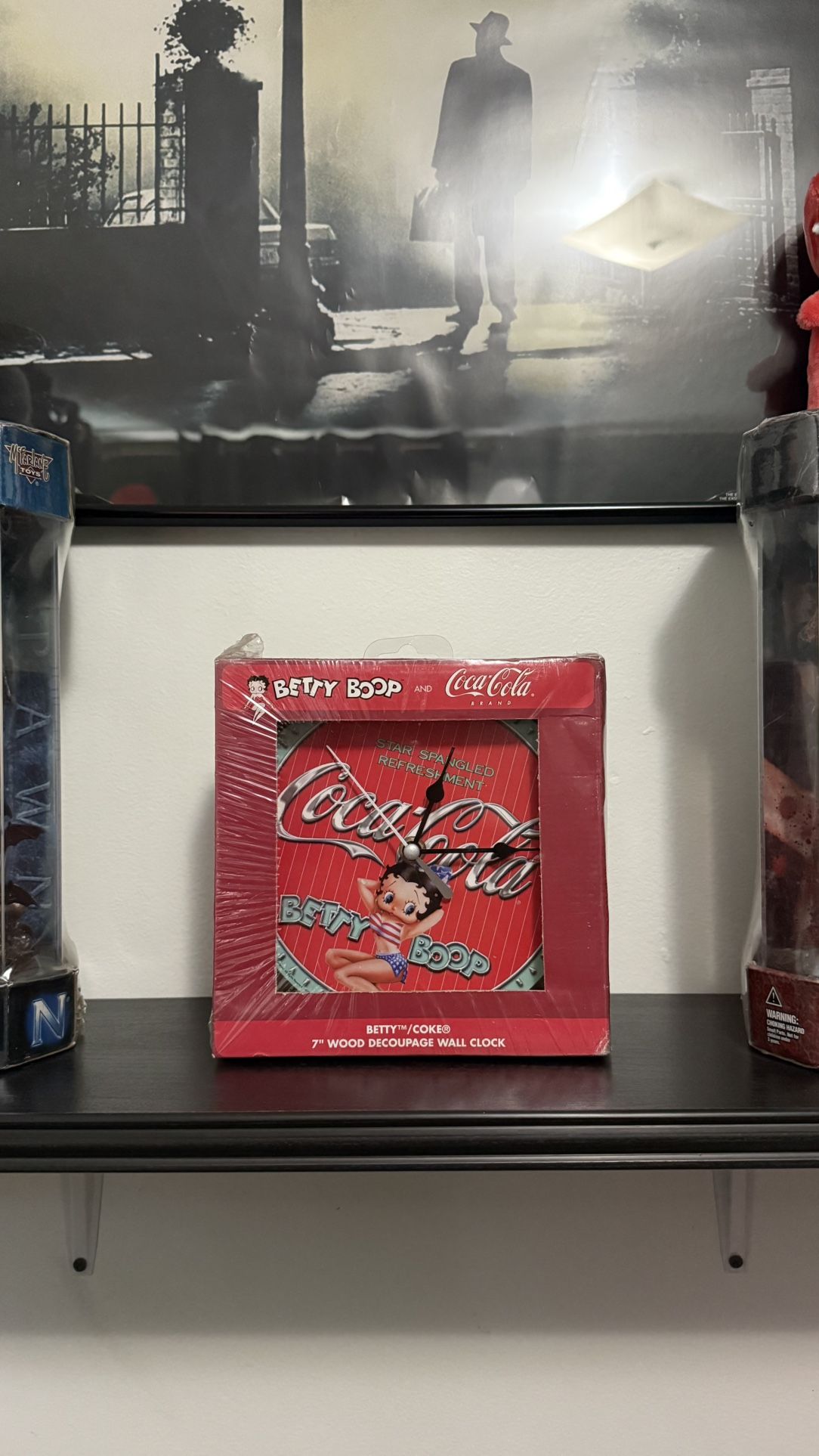 Vintage / Y2K New 2000s Betty Boop “Coca Cola” Wall Clock 