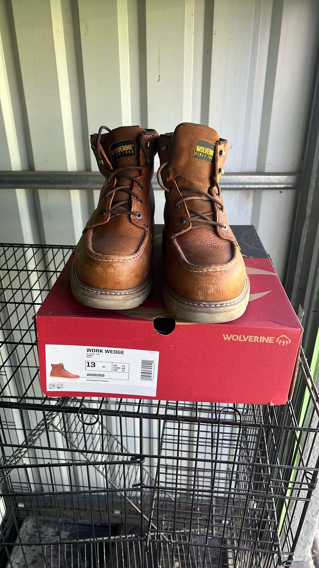 Wolverine Work Wedge Steel Toe Work Boots