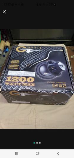 Oz Vector Series 10" Dual Coil 1200 Watt Sub