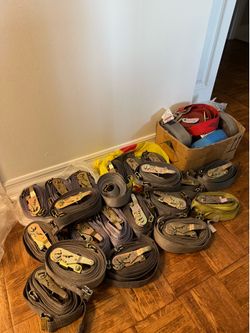 E-Track Ratchet Tie-Down Straps for Dry Van 53’ FT - Moving Sale