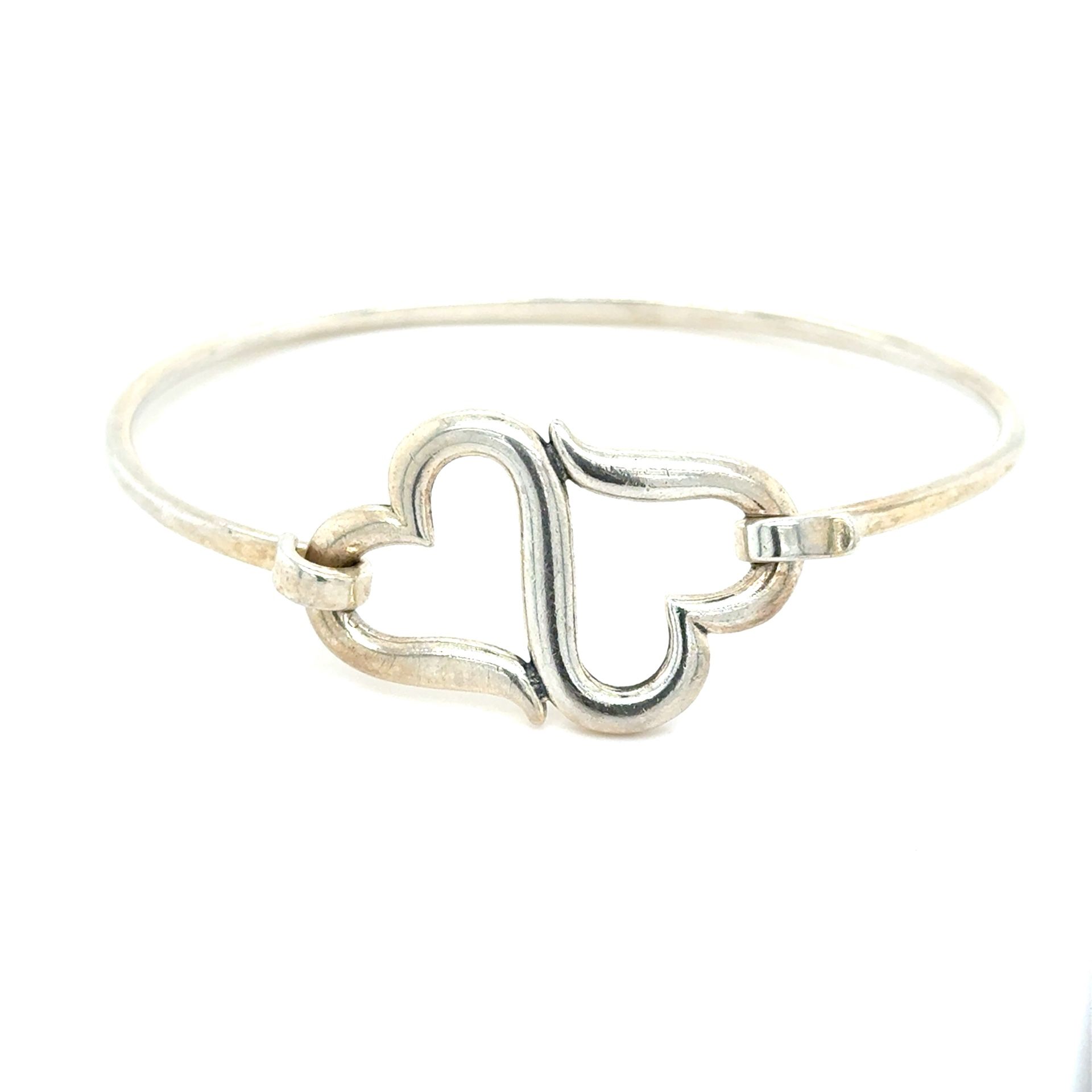 James Avery Hook On Double Heart Bracelet