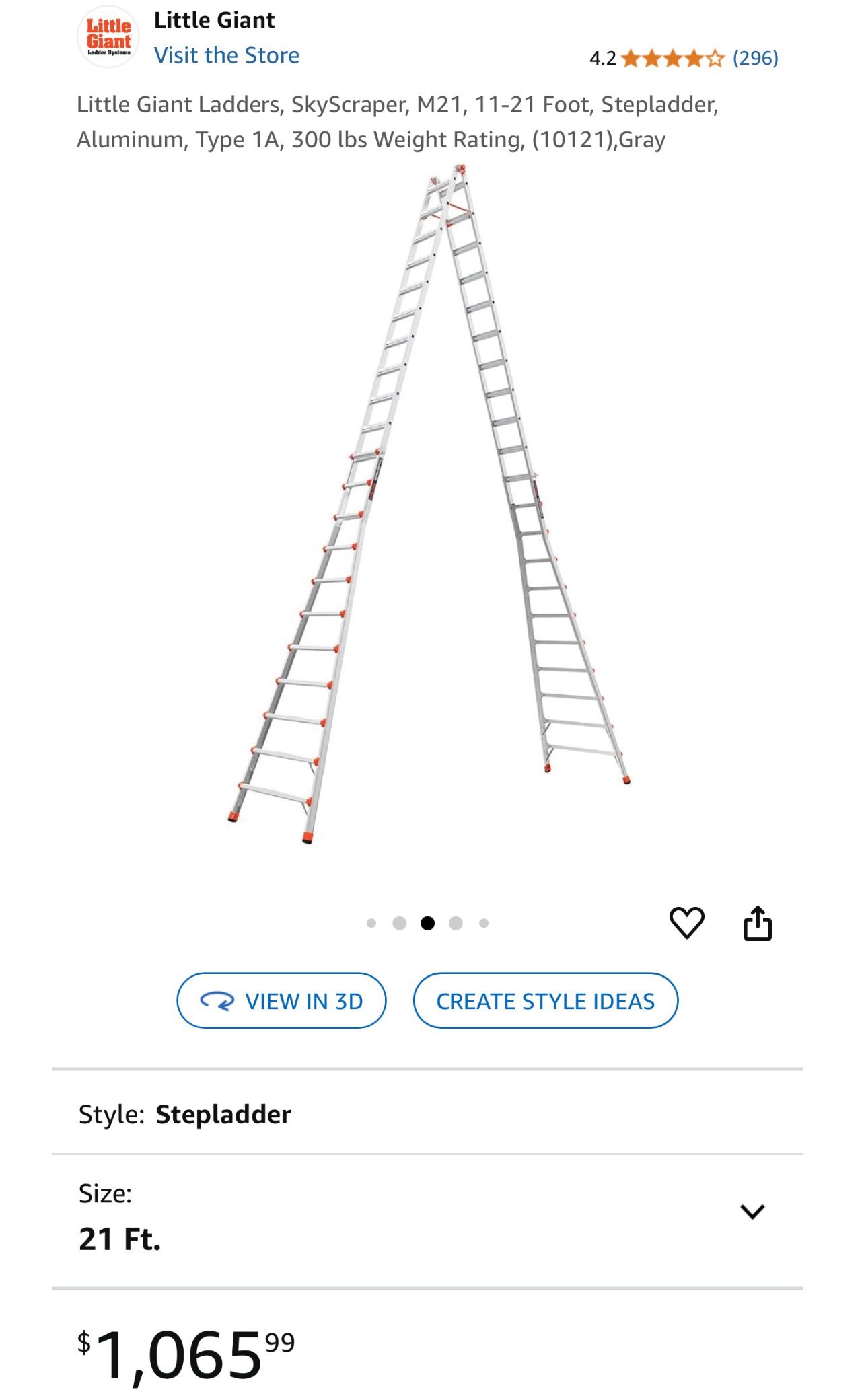 Little Giant Ladders, SkyScraper,