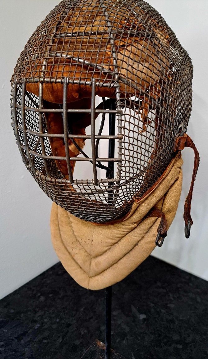 Antique Vintage WW1 Saber Fencing Mask