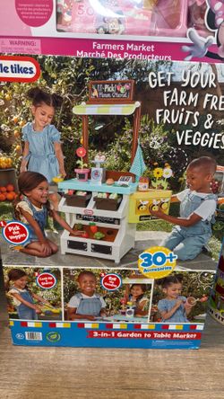 Little tikes 3 in 1 garden to table market