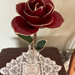 Gold Plated Rose