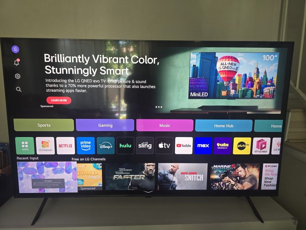 LG QNED 65' Smart TV