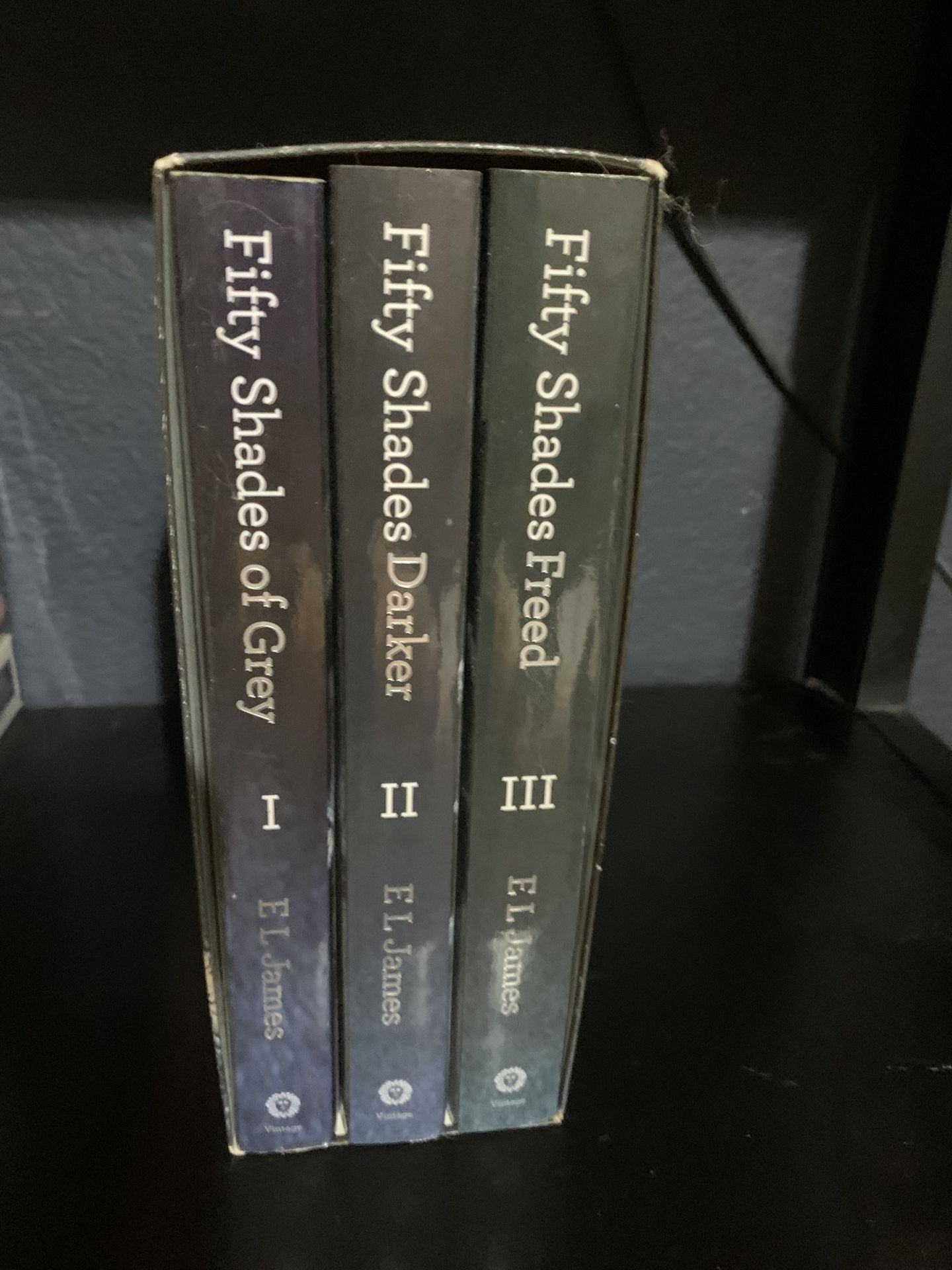 FIFTY 50 SHADES OF GREY BOOK TRILOGY SET