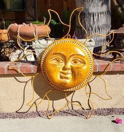 Sun Outdoor Wall Ornament