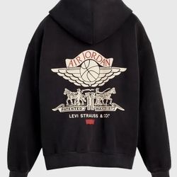Levi's x Jordan Full Zip Hoodie Men’s Size XL