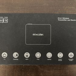 Mixcdr TR008 Bluetooth 4.2 Transmitter Receiver 2-in-1 aptX Low Latency(Like New