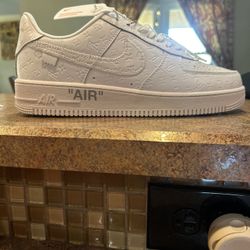 Luis Vuitton X Nike Collab Air Force 1 Men's 12 