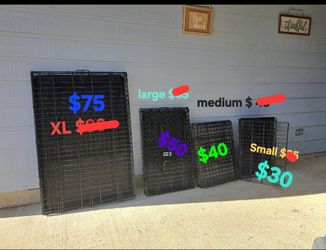 All Size Metal Foldable Kennels