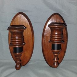 Vintage Candle Sconces 