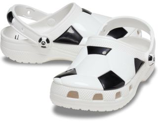 Crocs Toddlers' Classic Soccer Ball Clog toddlers size 6C used but great  condition