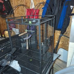 Large Bird Cage With Wheels
