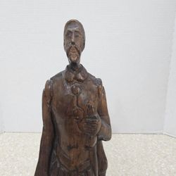 Don Quixote Wood Carved MCM Sculpture Figurine Statue