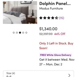 Queen bedframe (New)