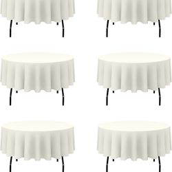  round ivory tablecloths 6