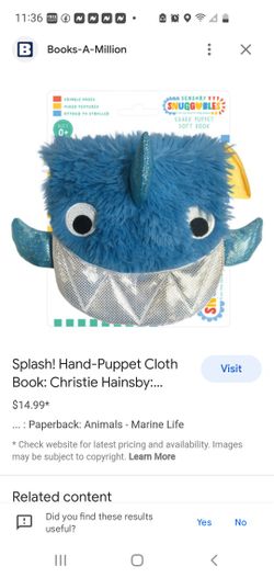 Hand-Puppet Cloth Book