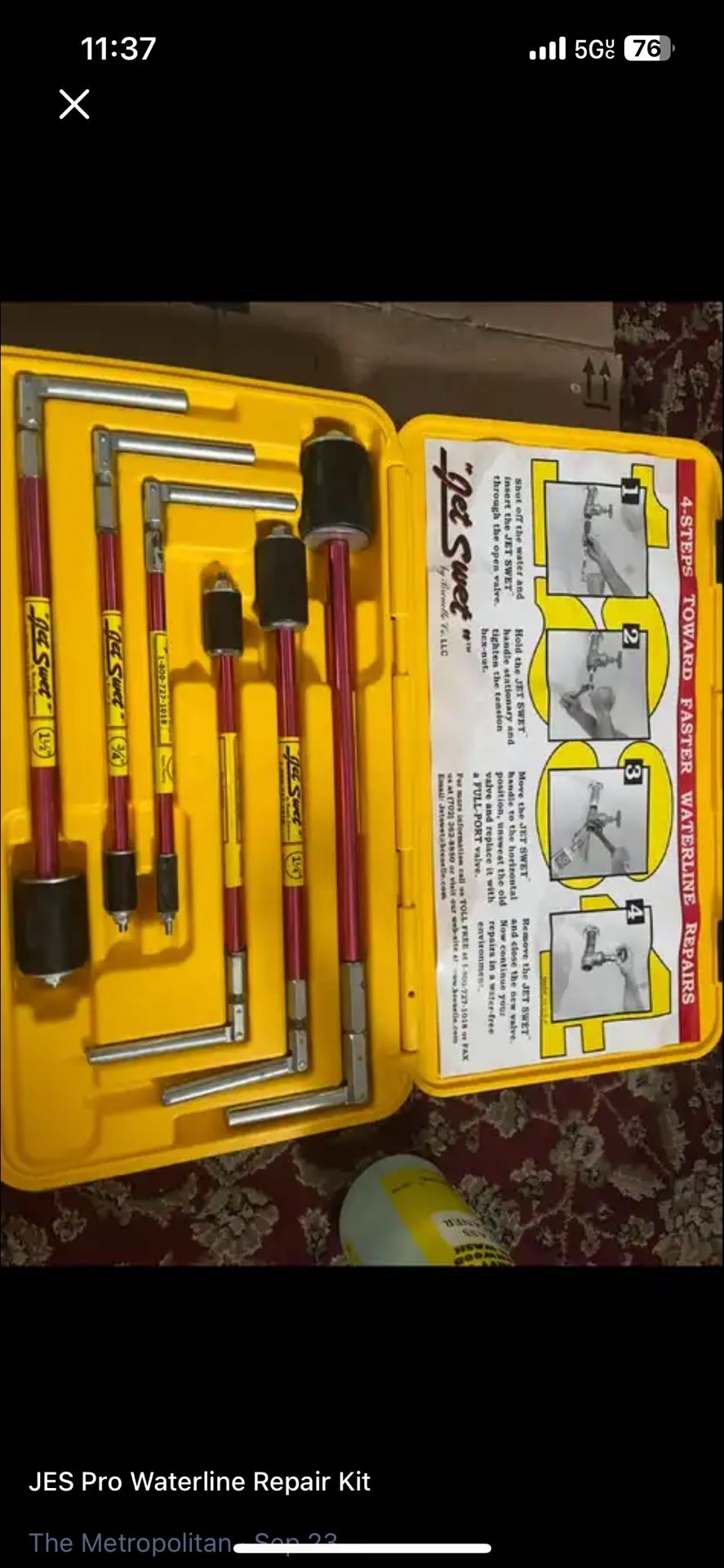 JES Pro Water Line Repair Kit