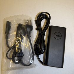 Dell Original AC Adapter Charger – Brand New (with Power Cables)