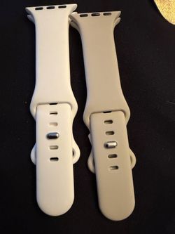 Set of two smart watch bands