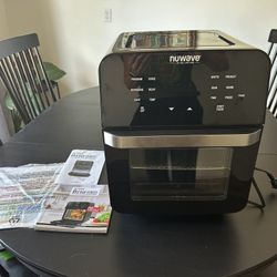 Nuwave Brio 15.5Q Air Fryer/Rotisserie Used Twice