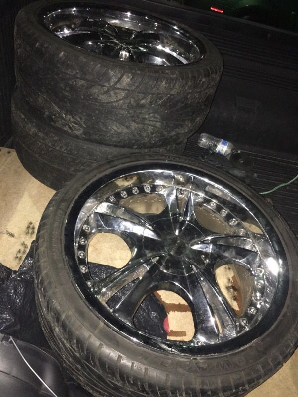 20 inch Universal Tires With Rims (4)
