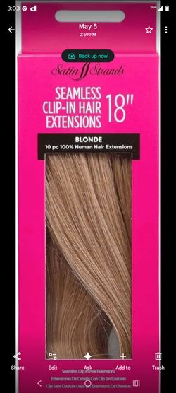 HAIR EXTENSIONS- Clip in set