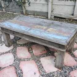 Rustic Wood Coffee Table 