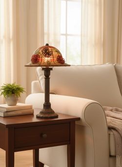 Vintage Hat Hand-beaded Lamp